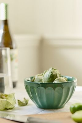 Amelie Latte Portuguese Stoneware Cereal Bowls, Set of 4