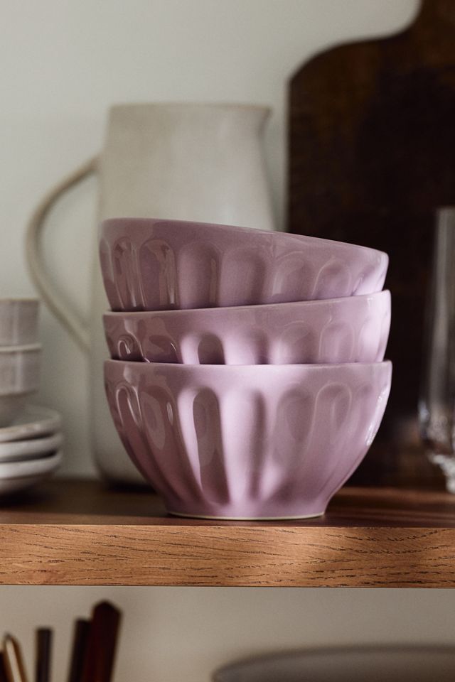 Amelie Latte Stoneware Cereal Bowls, Set of 4 #3