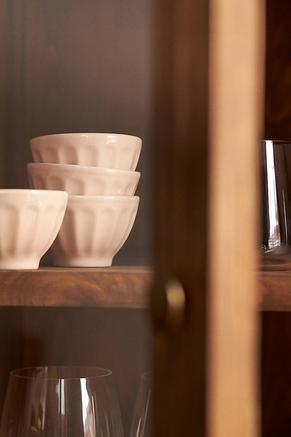 Anthropologie Amelie Latte Mini Bowls, Set Of 4 In Neutral