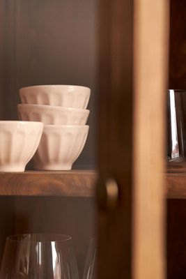 The Latte Stoneware Nut Bowls, Set of 4: Amelie Edition