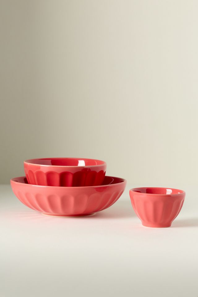 Amelie Latte Portuguese Stoneware Nut Bowls, Set of 4 #2