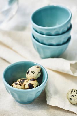 The Latte Stoneware Nut Bowls, Set of 4: Amelie Edition