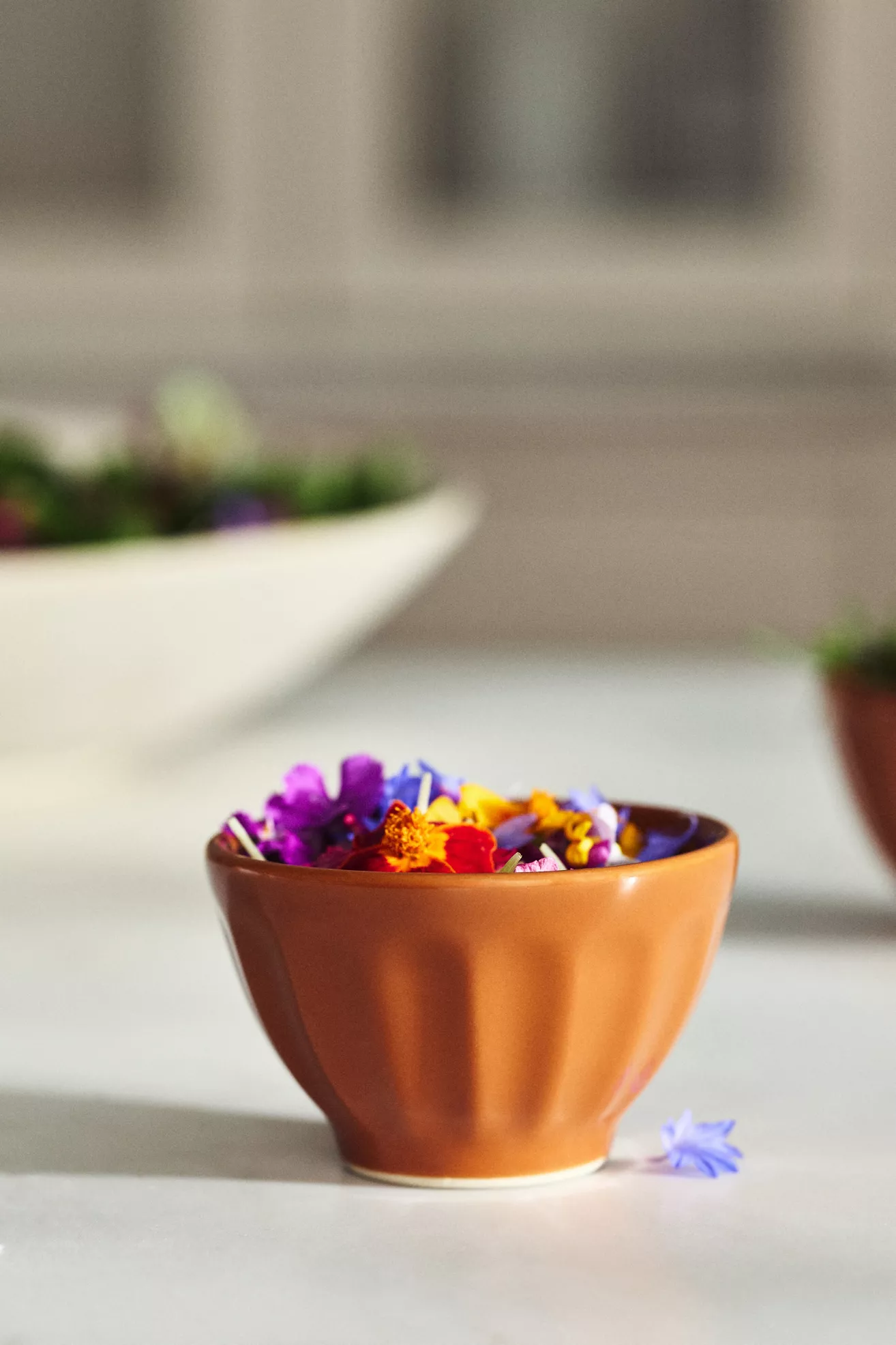 Amelie Latte Portuguese Stoneware Nut Bowls, Set of 4