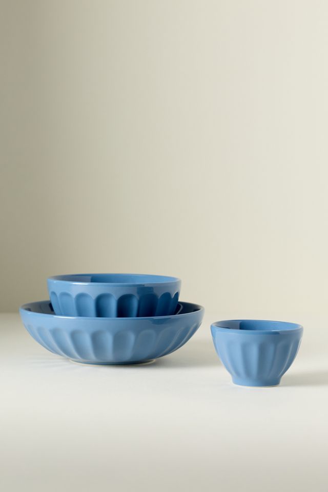 Amelie Latte Stoneware Nut Bowls, Set of 4 | AnthroHome
