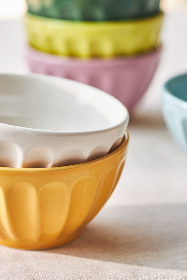 The Latte Stoneware Cereal Bowls, Assorted Set of 6: Amelie Edition #1