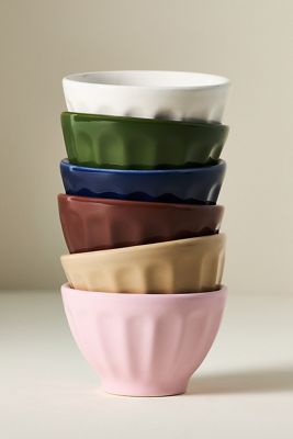 Bols à Latte Assortis Amelie, Lot de 6