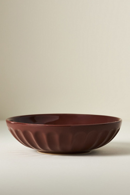 Anthropologie Amelie Latte Pasta Bowls, Set Of 4