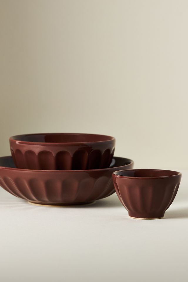 The Latte Stoneware Pasta Bowls, Set of 4: Amelie Edition #3