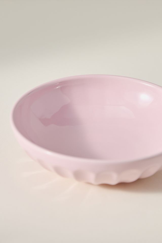 Amelie Latte Portuguese Stoneware Pasta Bowls, Set of 4 #2