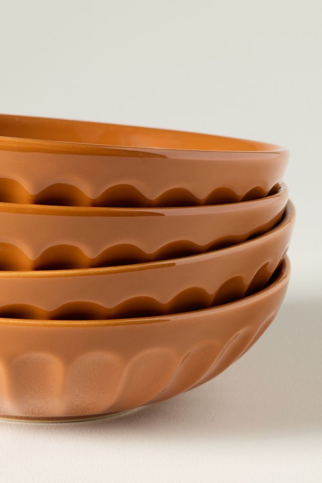 Amelie Latte Pasta Bowls, Set of 4 #3