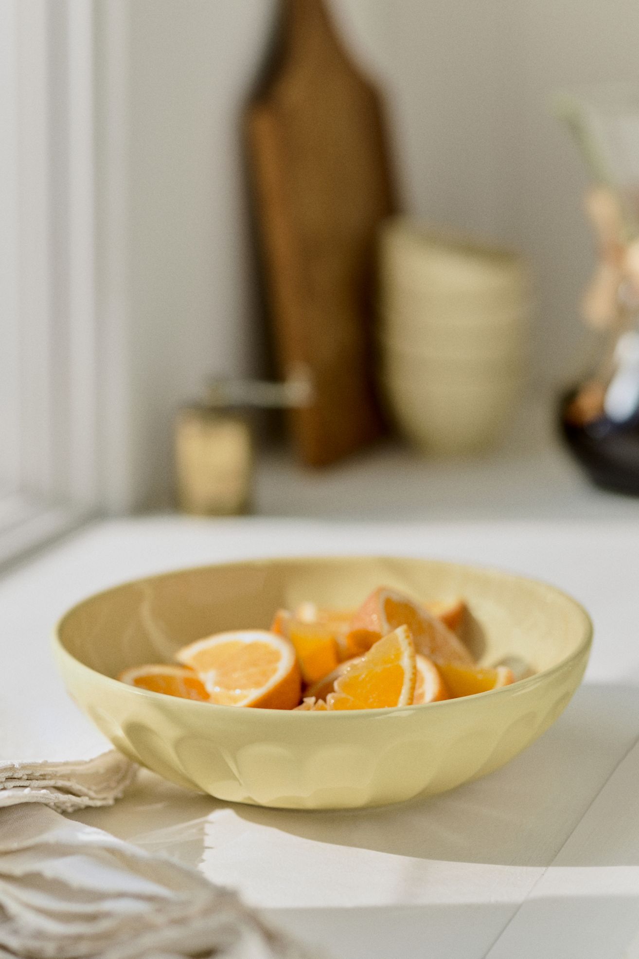 The Latte Stoneware Pasta Bowls, Set of 4: Amelie Edition - Shortbread, Set Of 4