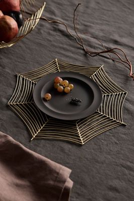 Spider Web Brass Trivet