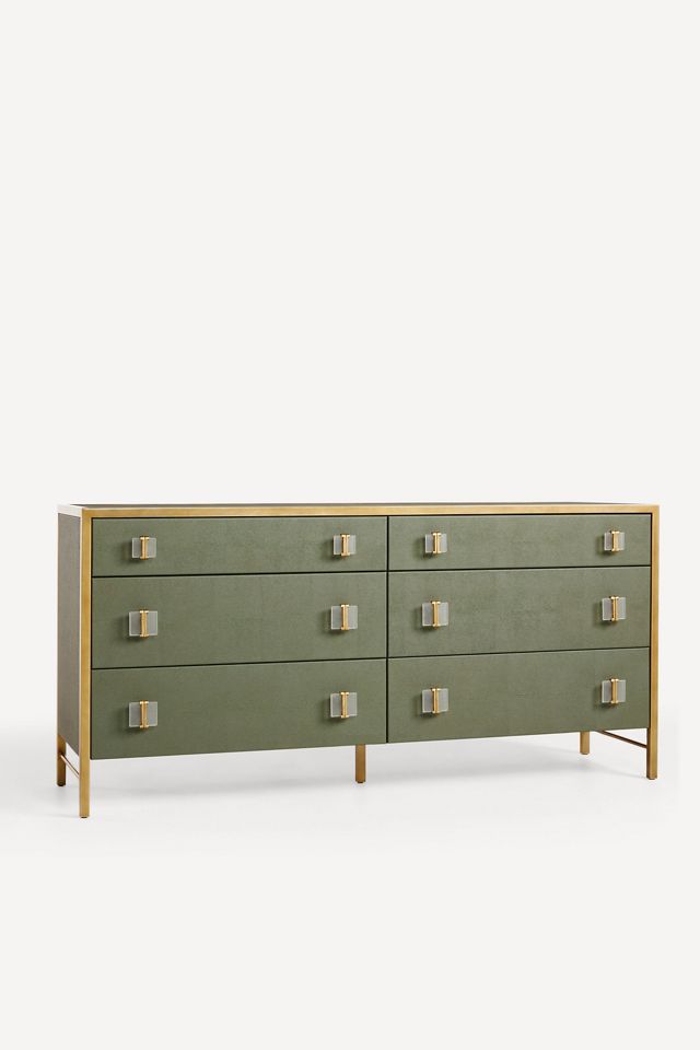 slim fit dress slacks Jenny Lind Spindle 6-Drawer Dresser Forest Green