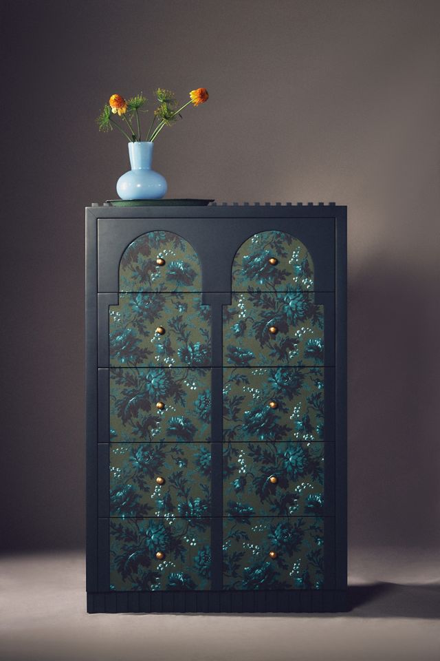 Moody Floral Dresser