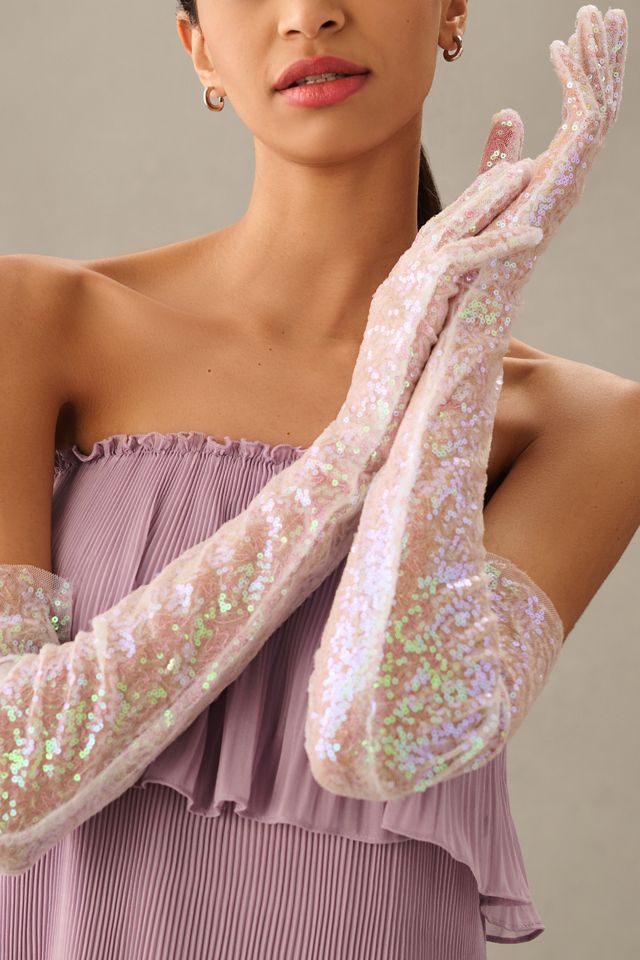 Jocelyn Sequin Gloves #1