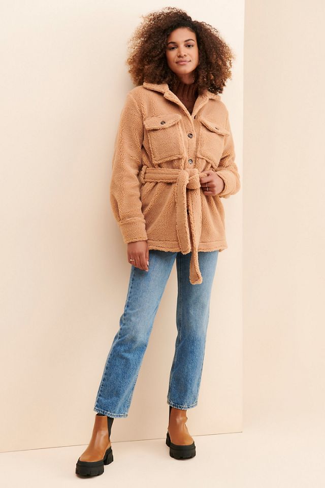 en elly Belted Shirt Jacket #3