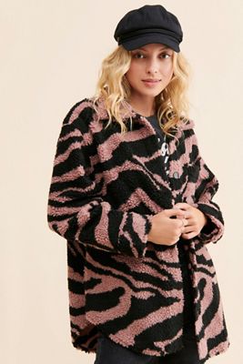 Pistola Lynn Oversized Shearling Jacket