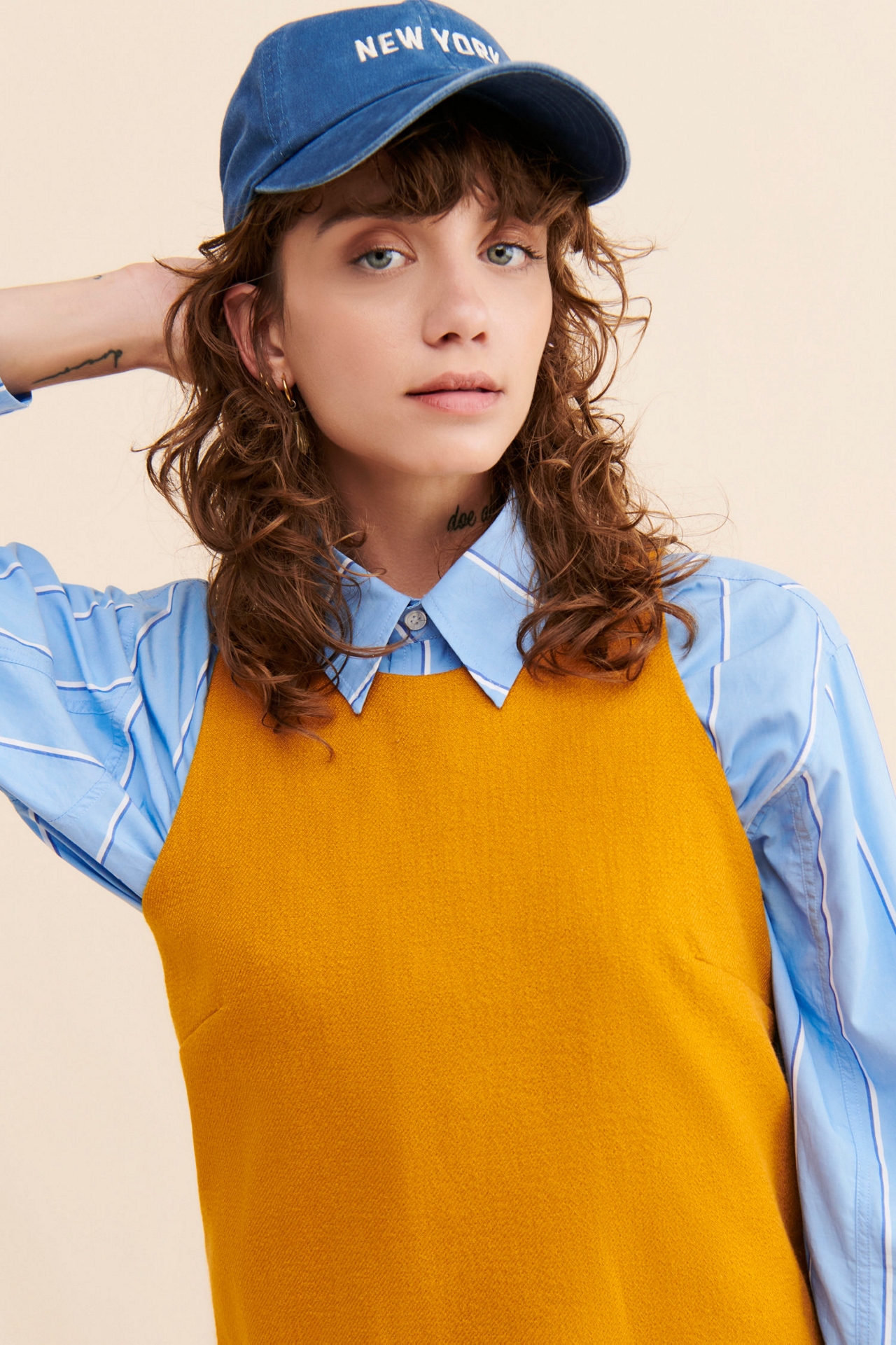 Maeve Crewneck Mini Shift Dress