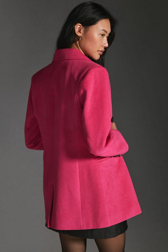 Avec Les Filles Double-Breasted Oversized Wool Coat #1