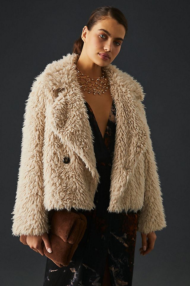 Shag Faux Fur Jacket | Anthropologie Shag Faux Fur Jacket | Anthropologie