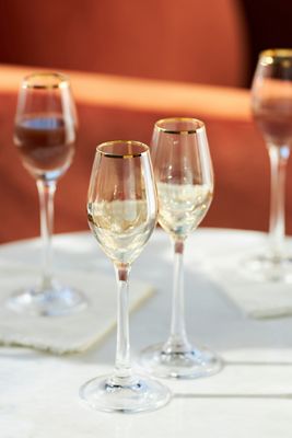 Waterfall Cordial Glasses, Set of 4