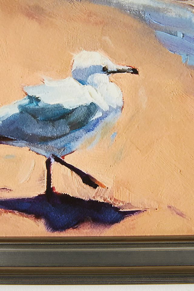 Seagull Flirting Wall Art