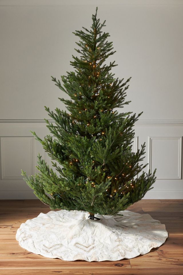 Cotton Christmas Tree Skirt 