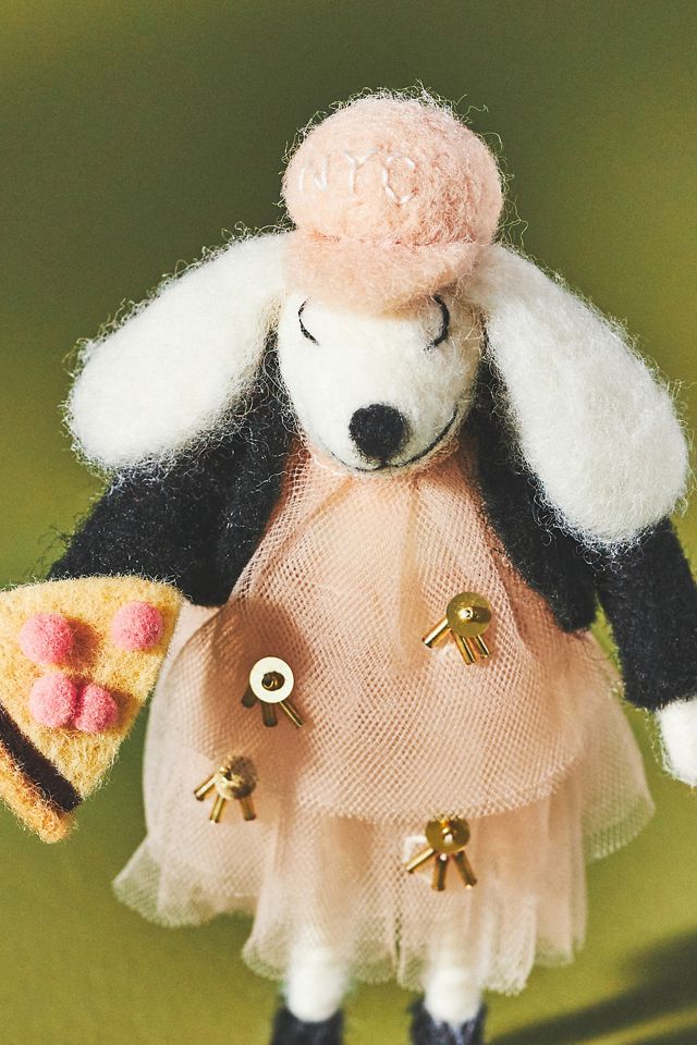 Travel Poodle Ornament #2