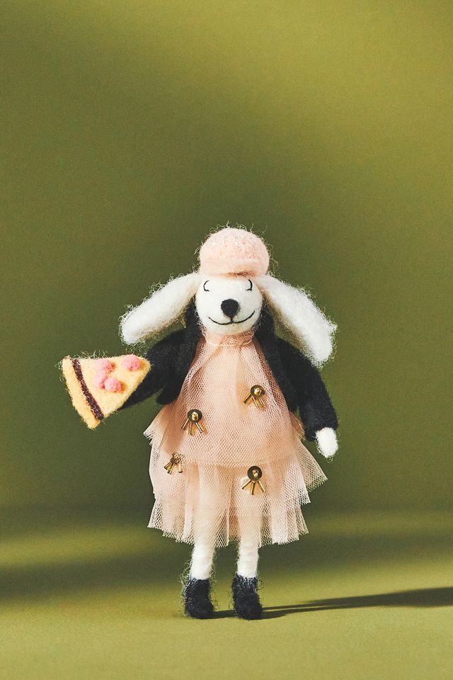 Travel Poodle Ornament #1