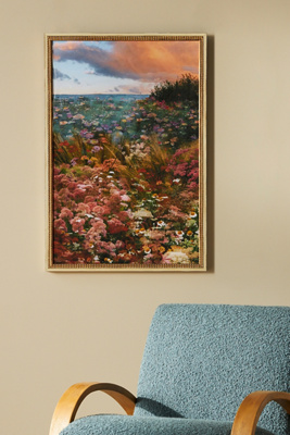 Artfully Walls Soft Summer Wall Art In Orange