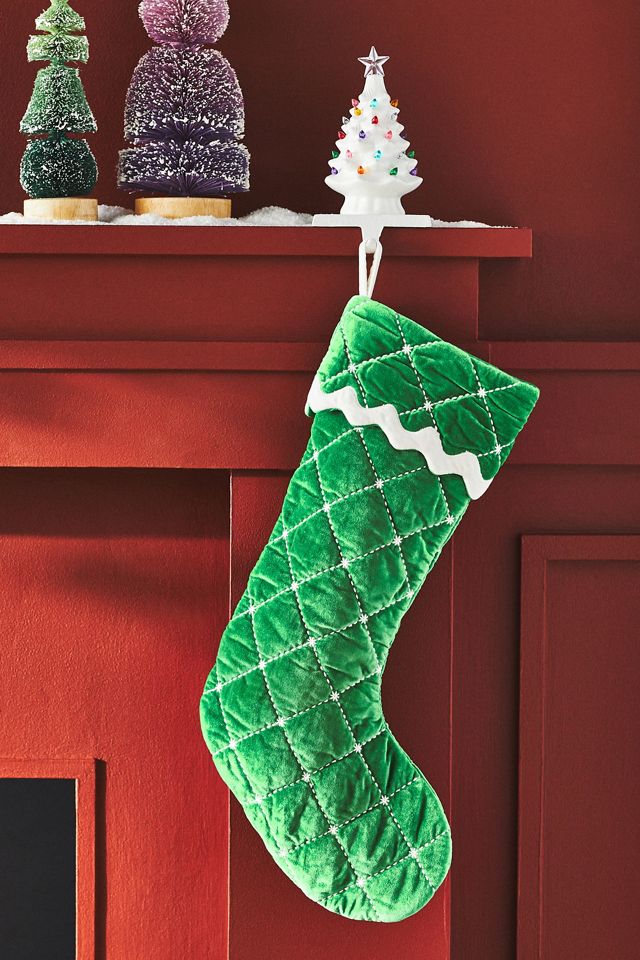 Ernestine Velvet Christmas Stocking #2