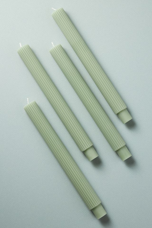 Fluted Taper Candles, Set of 4 #2