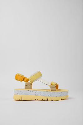 Shop Camper Oruga Up Platform Sport Sandals In Yellow