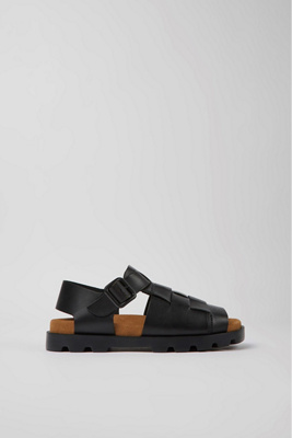 Camper Brutus Fisherman Sandal In Black