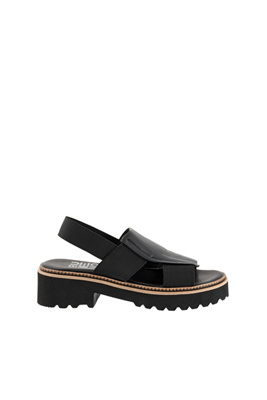 Bueno Amy Slingback Sandals In Black