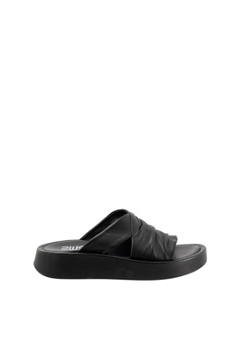 Bueno Womens Criss-cross Slide Sandals In Black