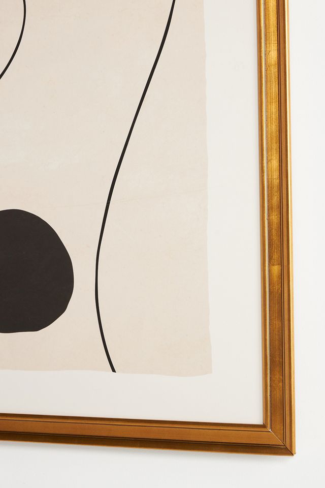 Floating Forms and Line Wall Art #1