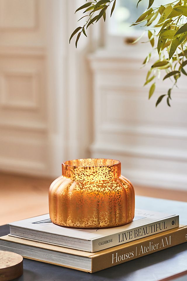 Capri Blue Pumpkin Clove Glass Jar Candle