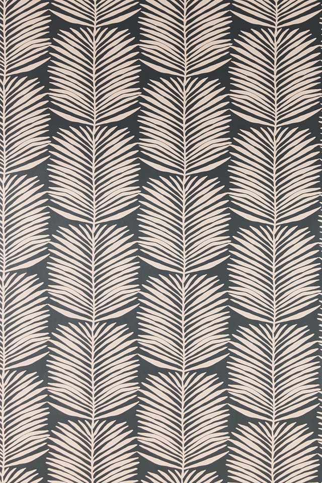 Mitchell Black Betty Palms Floral Wallpaper #1