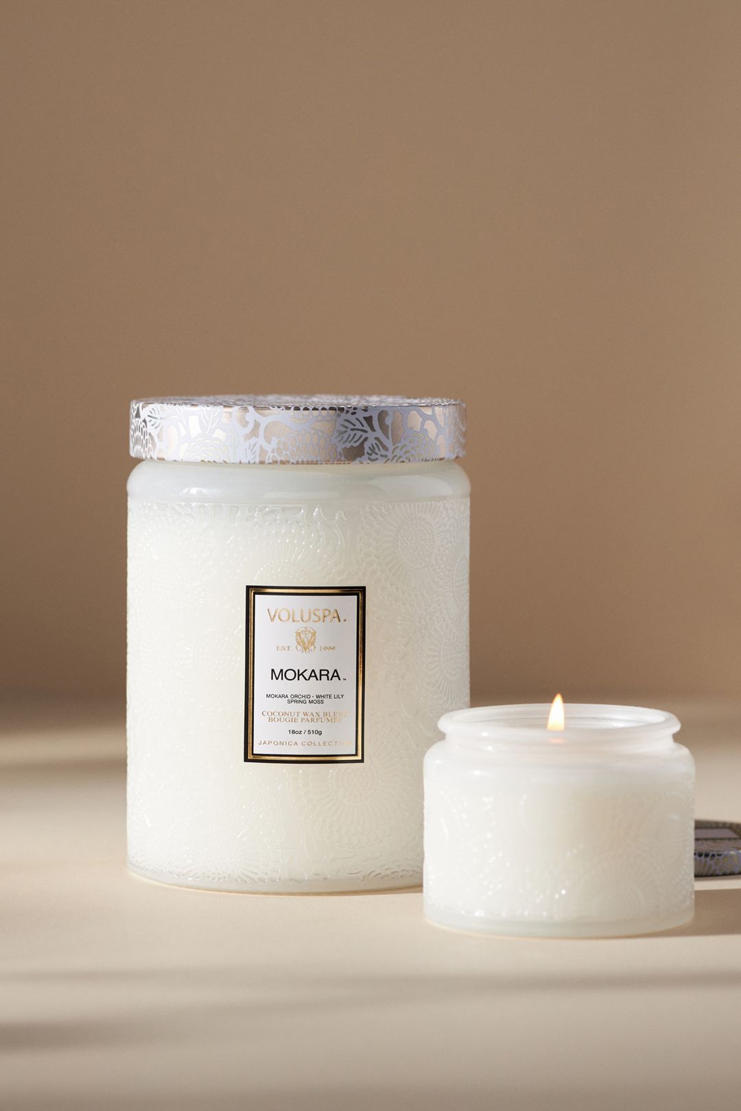 Voluspa Japonica Mokara Glass Jar Candle - Mokara, Standard