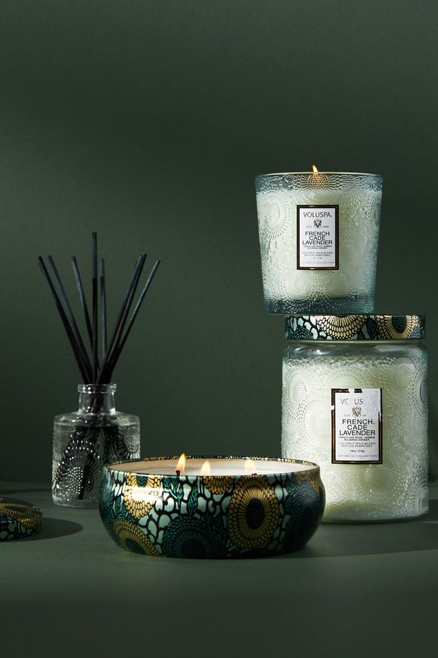 Voluspa Japonica French Cade & Lavender Glass Jar Candle​ #4