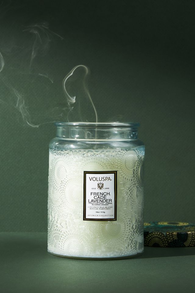 Voluspa Japonica French Cade & Lavender Glass Jar Candle​ #1