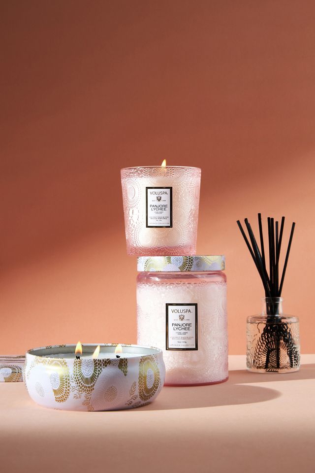 Voluspa Japonica Panjore Lychee Glass Jar Candle​ #3