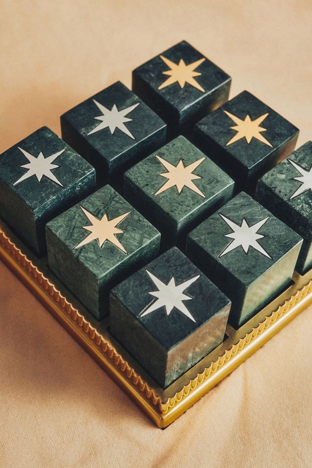 Catherine Martin per Anthropologie Gioco del Tris in Marmo Starry Night #1