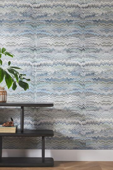 Mitchell Black Stonewashed Wallpaper