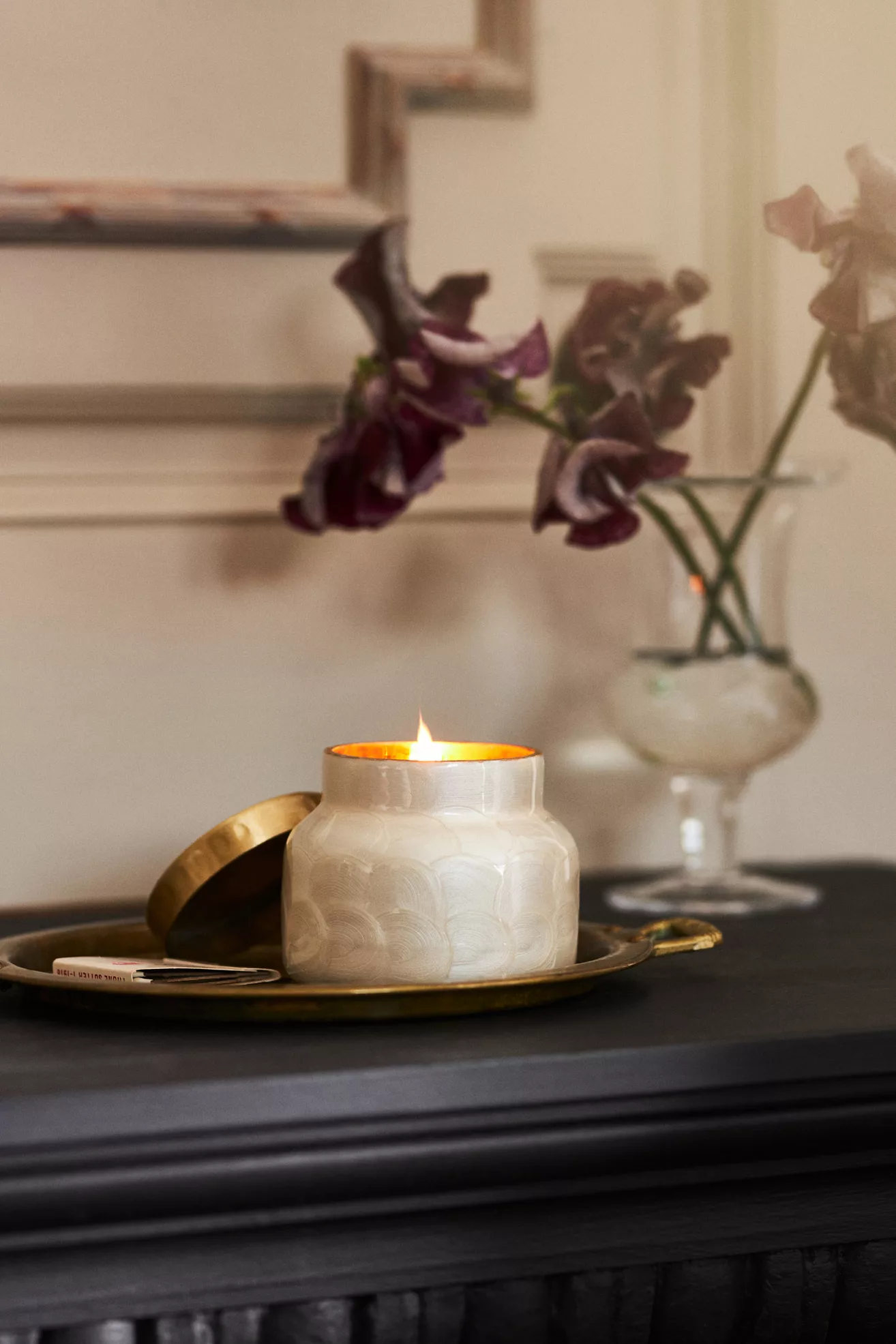 Capri Blue Volcano Capiz Jar Candle​ - thumbnail 4