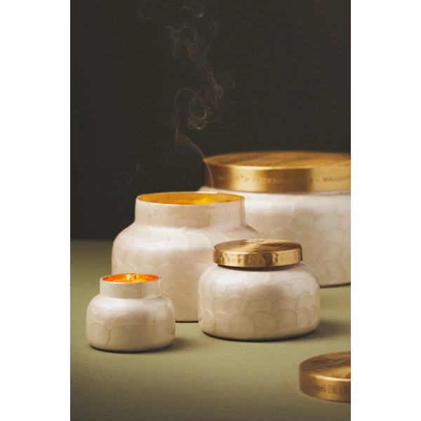 Capri Blue Volcano Capiz Jar Candle