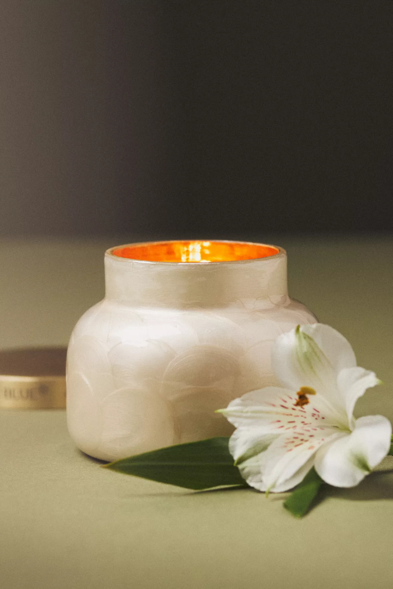 Capri Blue Volcano Capiz Jar Candle​ - thumbnail 2