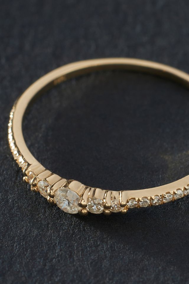 Dainty Diamond Band Ring #1