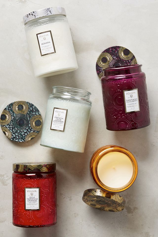 Voluspa Japonica Santiago Huckleberry Glass Jar Candle​ #3